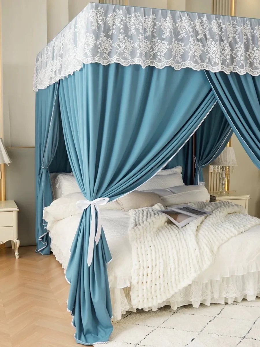 4 Poster bed blackout curtains - Image 2