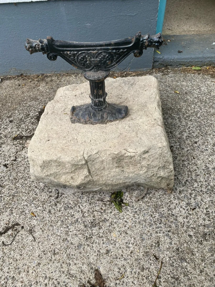 Vintage Cast Iron Boot Scraper - Image 1