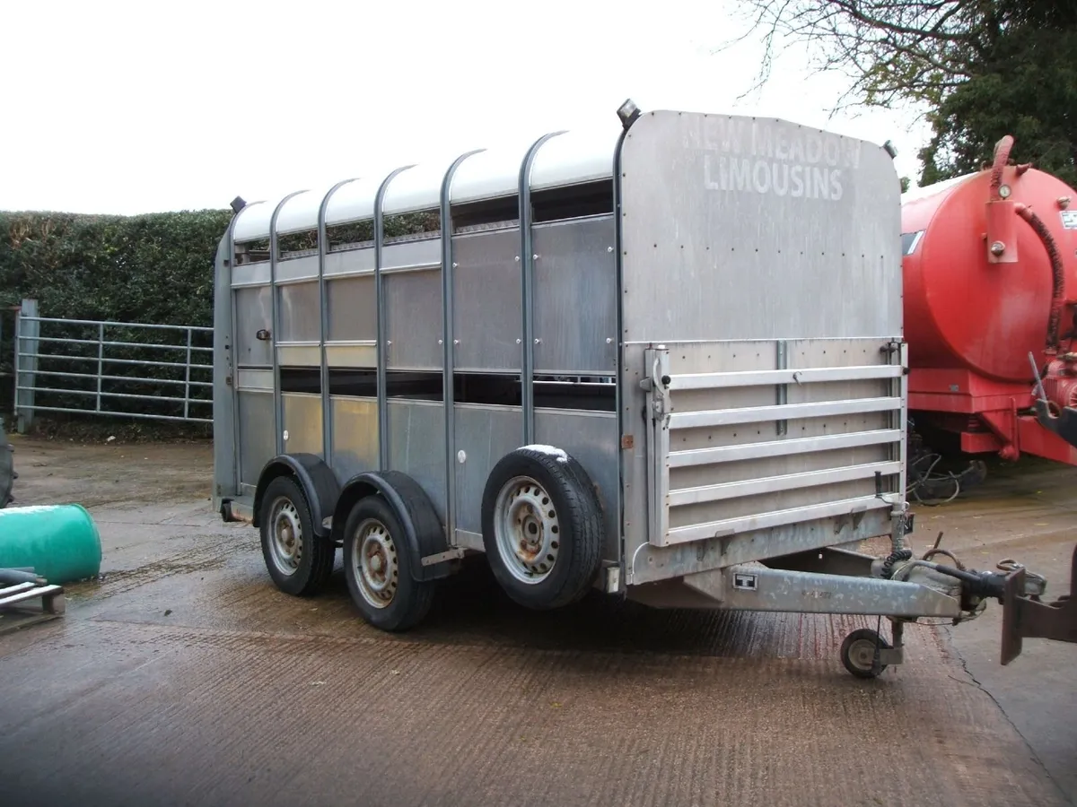 2015 Ifor Williams 12x6 cattle/sheep trailer - Image 1