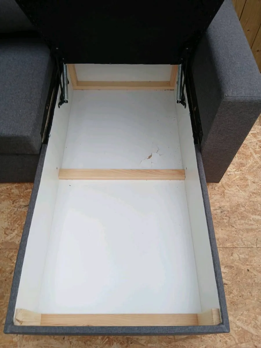 ​L-Shape Sofa Bed / Pull-Out Bed with Storage – On - Image 4