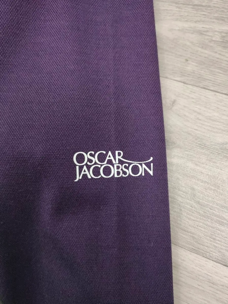 Oscar Jacobson L/S Golf Polo Shirt Mens XXL - Image 3