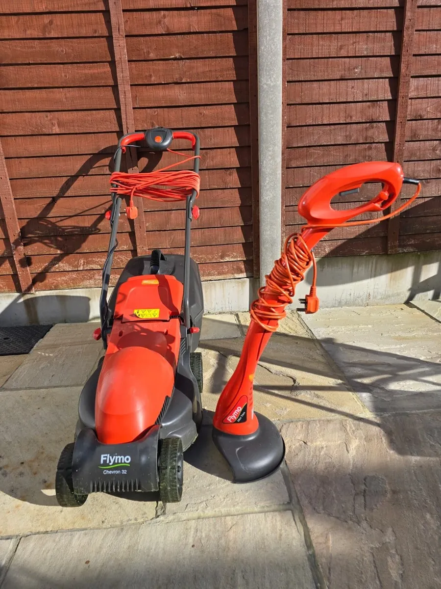 Electric lawnmower and Mini Trim twin pack - Image 2
