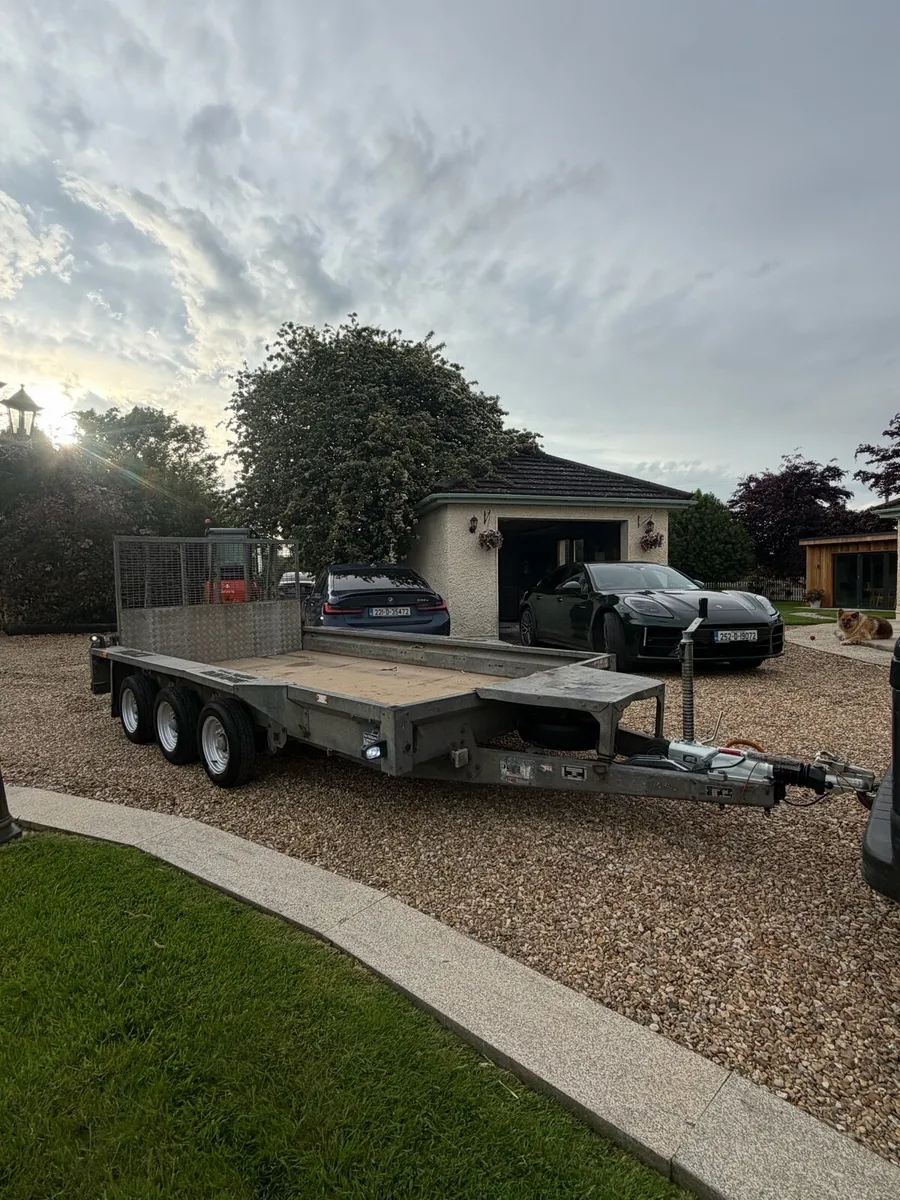 Ifor William 12x6 Plant Trailer - Image 1