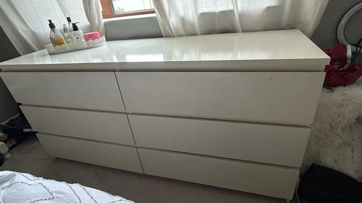 Ikea Malm Chest of 6 drawers - Image 1