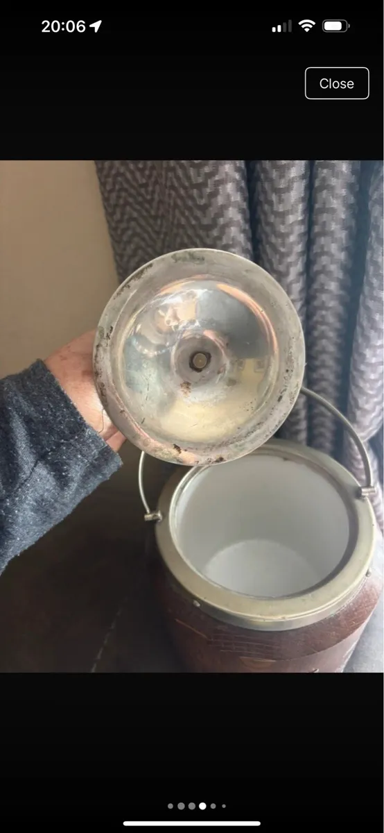 antique ice bucket - Image 4