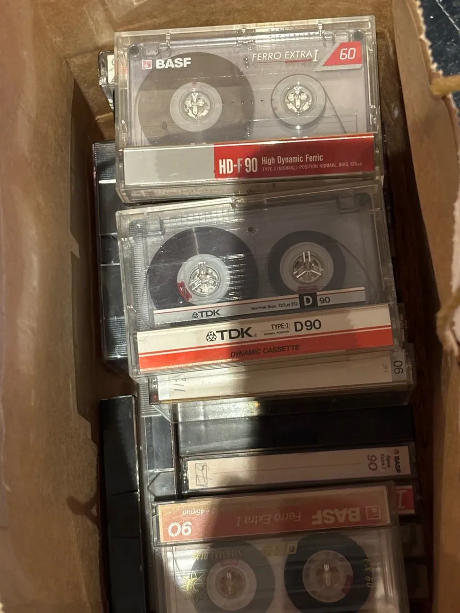 Various recordable audiocassettes