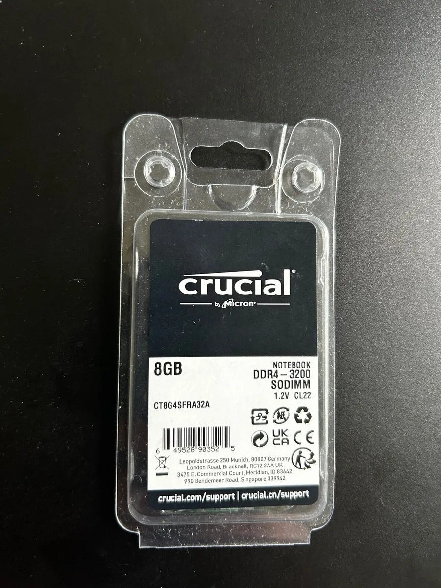 Crucial RAM 8GB DDR4 3200MHz CL22 - Image 1