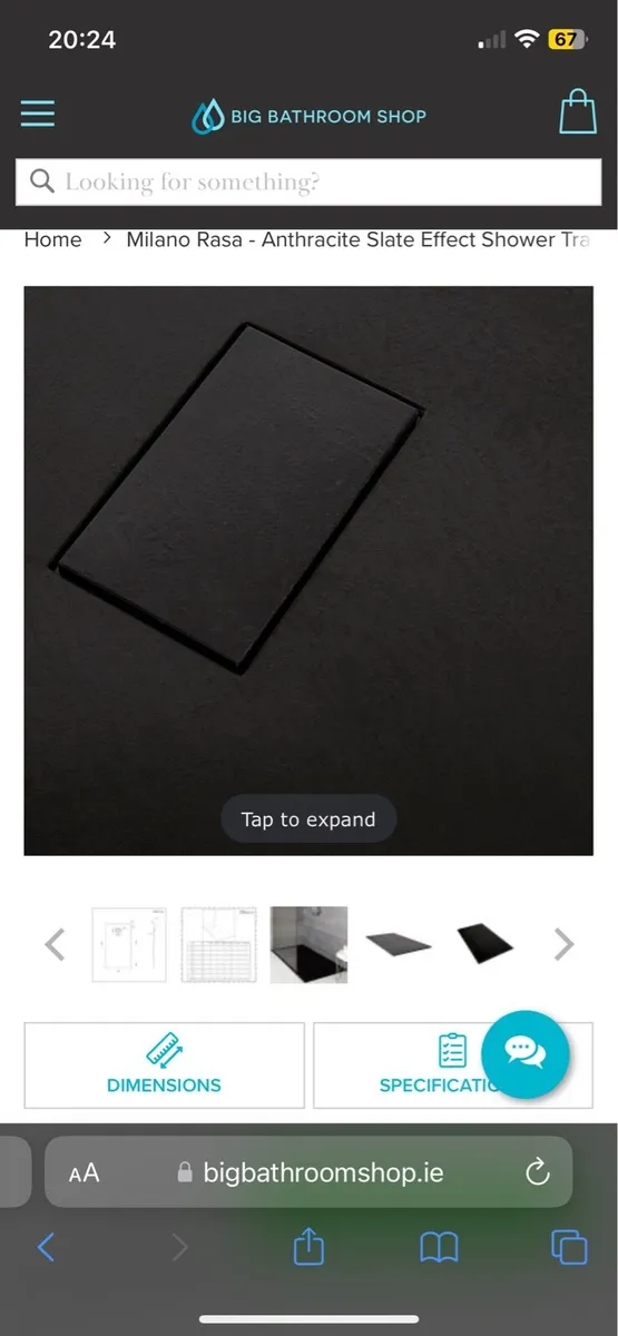 Shower tray 1400x800mm - Image 4