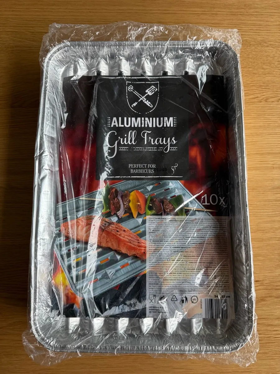 Brand new Aluminium BBQ Trays x 10