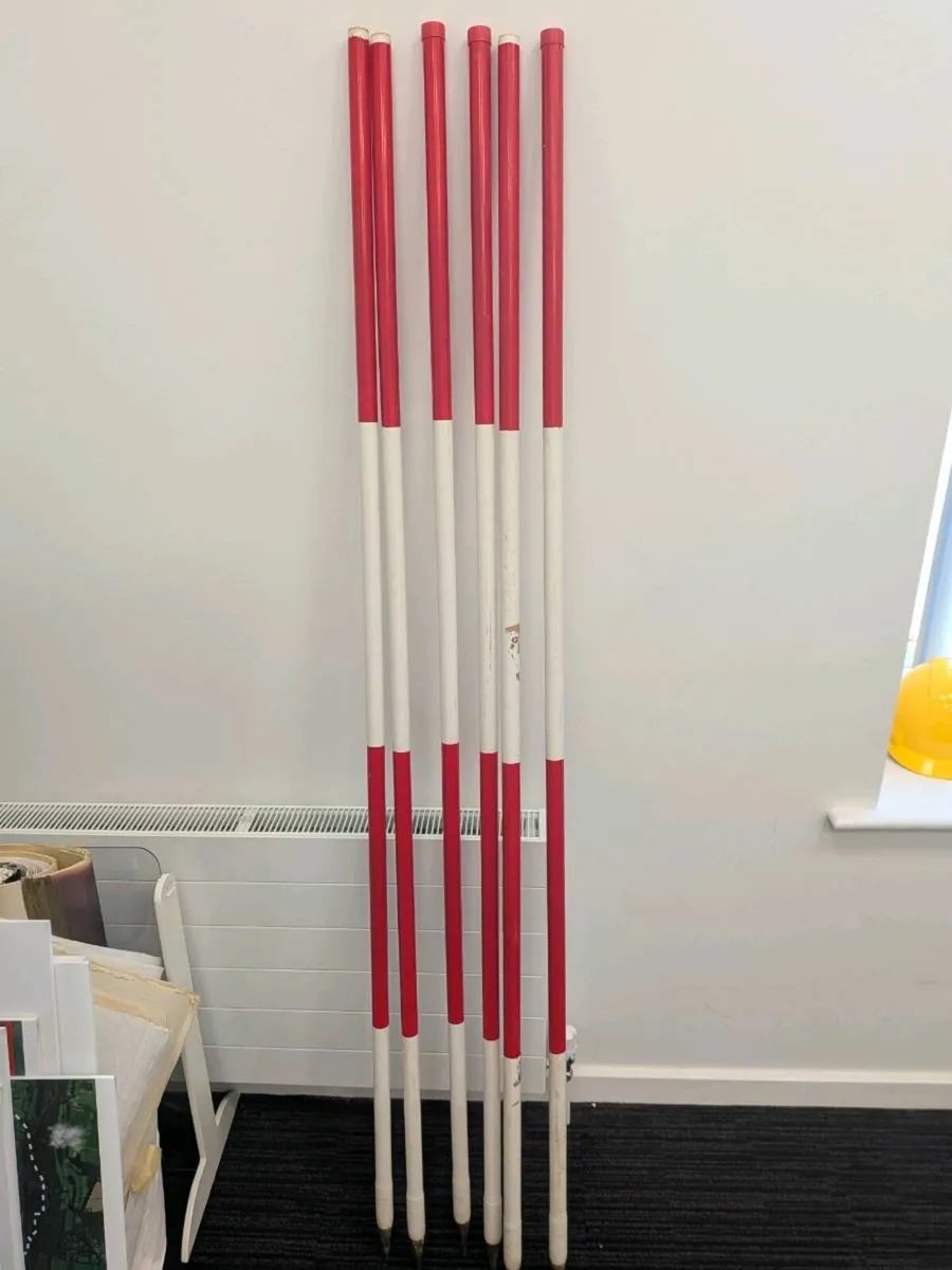 6 x Ranging Rods