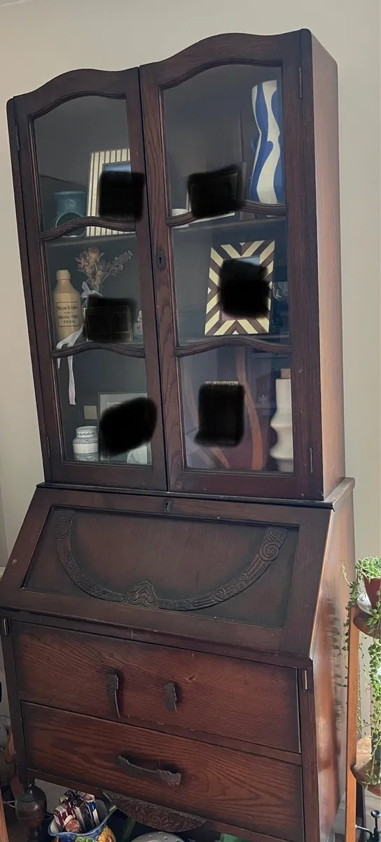 Bookcase writing bureau - Image 2