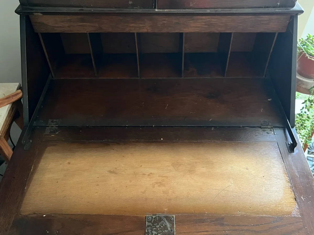 Bookcase writing bureau - Image 4