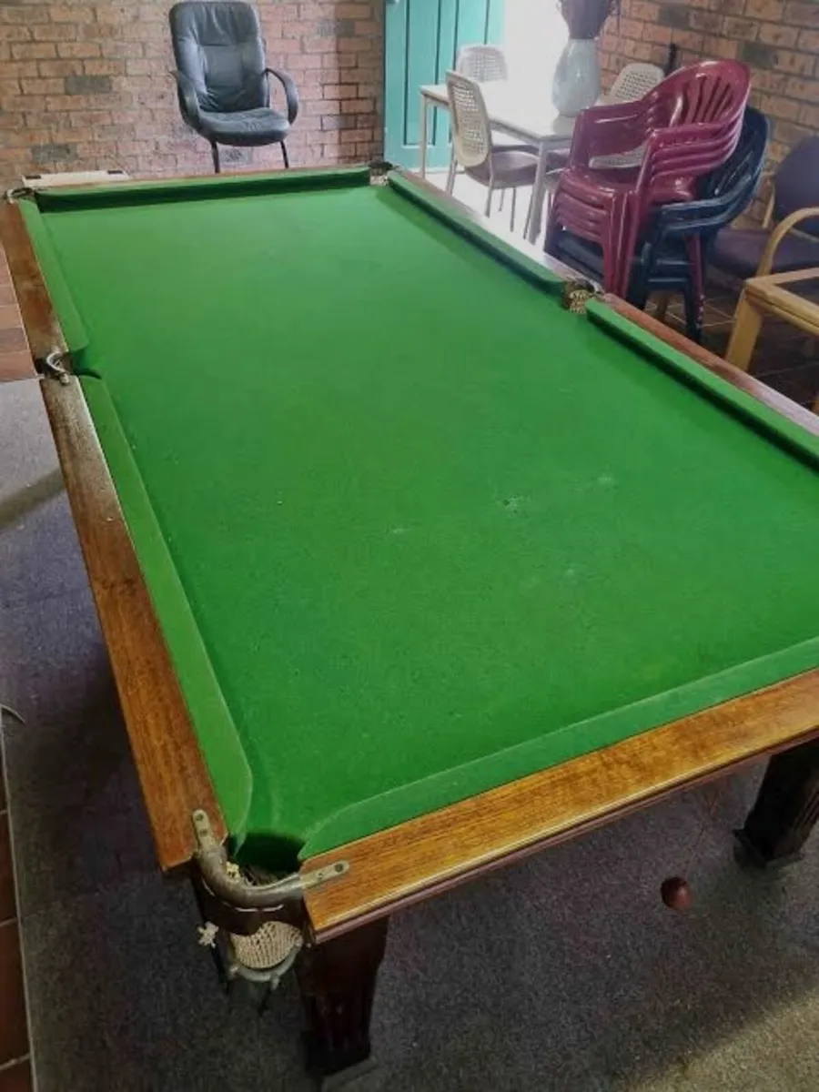 6x3 Riley slate pool table - Image 1
