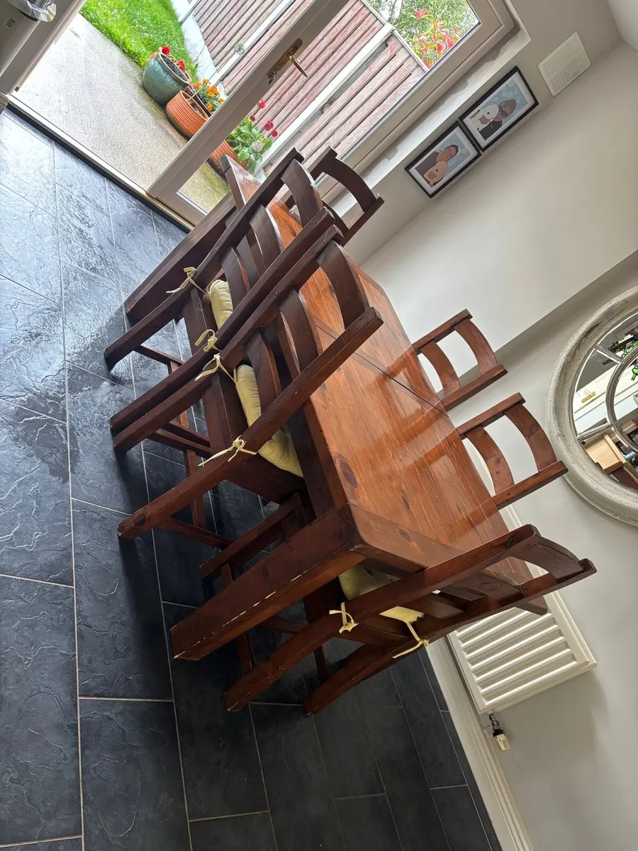 Dining table and chairs - Image 4