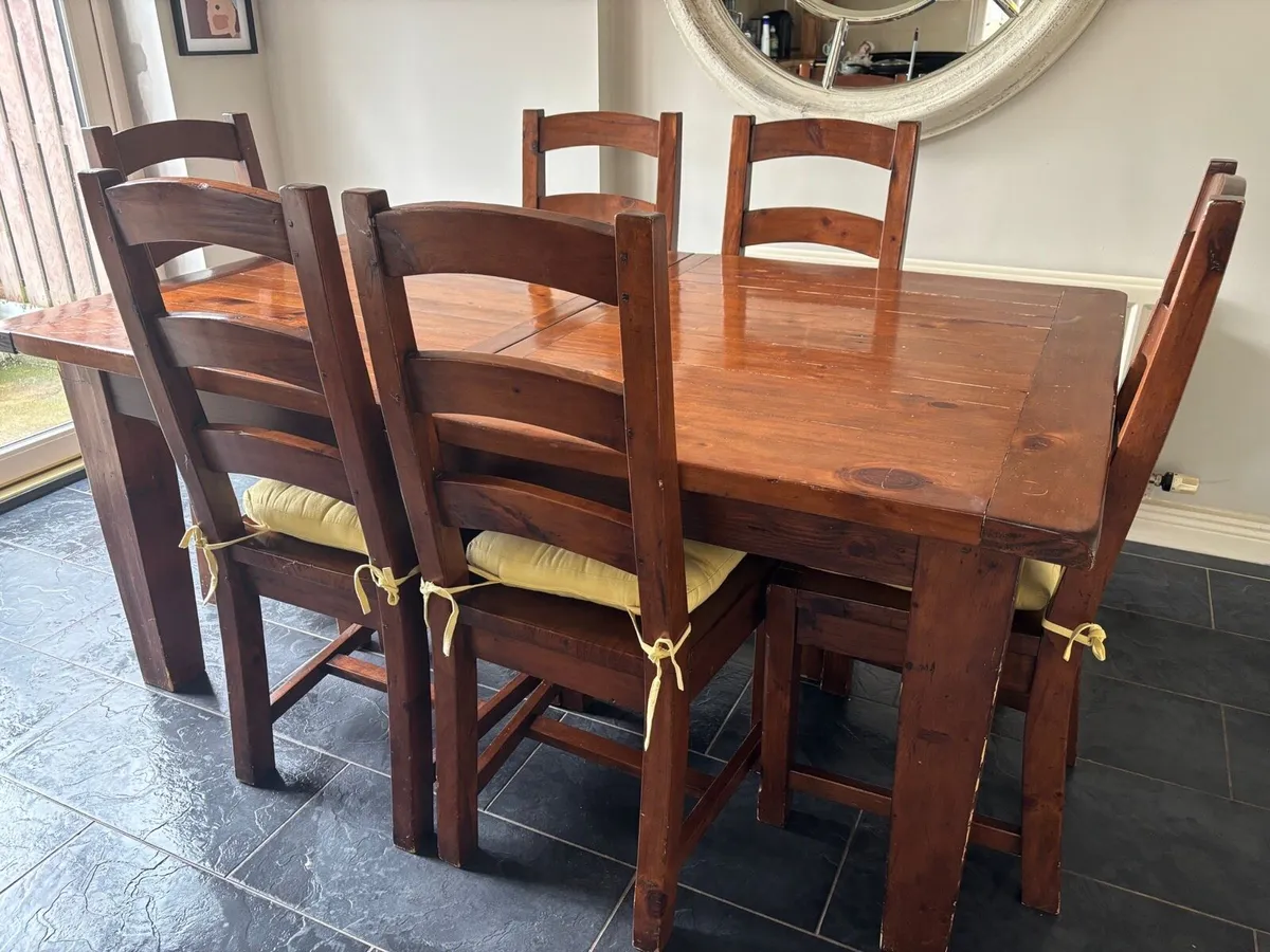 Dining table and chairs - Image 2