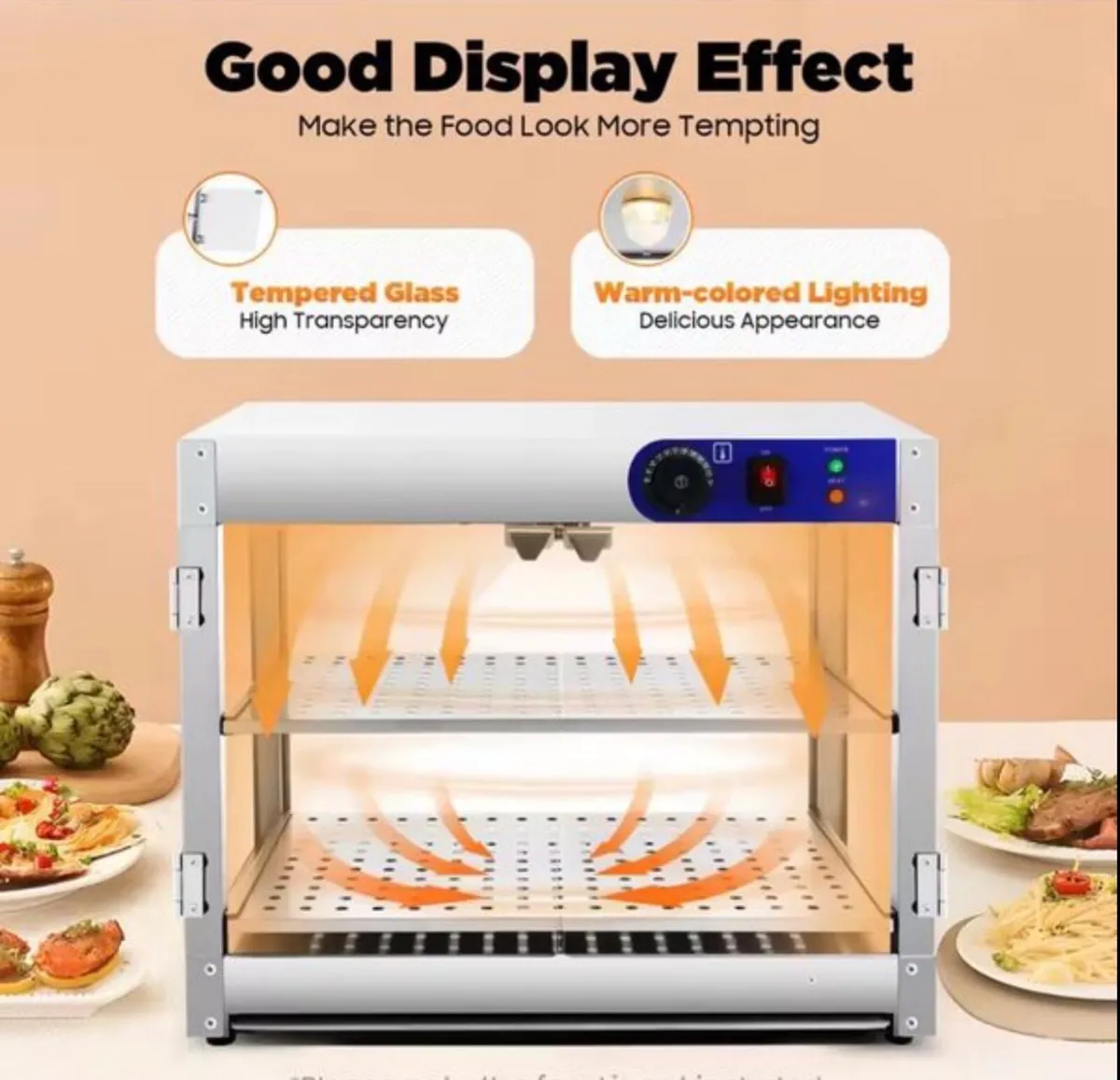 New 800W Food Warmer Display Cabinet - Image 4