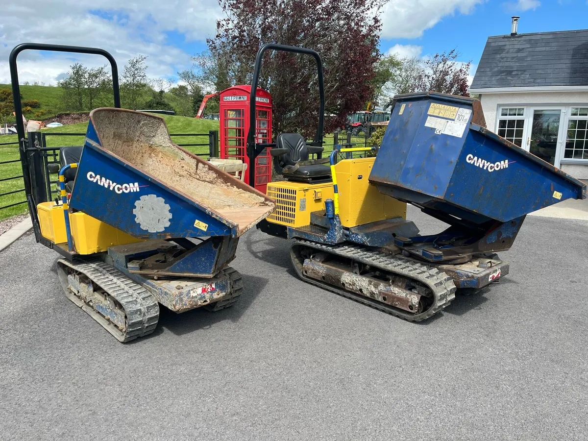 2017 canycom track dumpers - Image 1