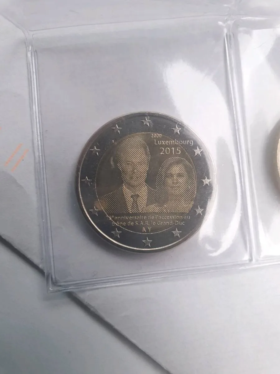 RARE 2 EURO CION .LUXEMBOURG 2015