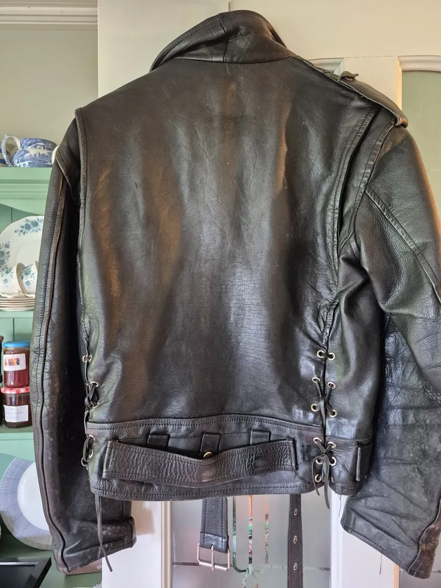 Leather Biker Jacket - Image 2