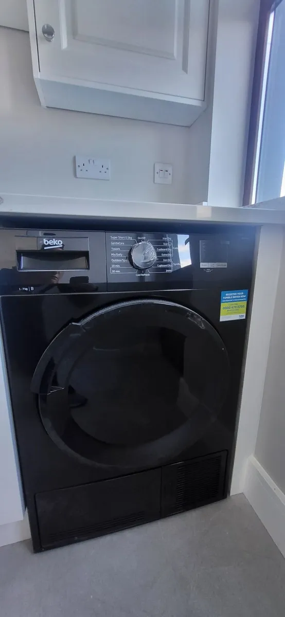 Beko 7kg Condenser Tumble Dryer – Unused – Black – - Image 2