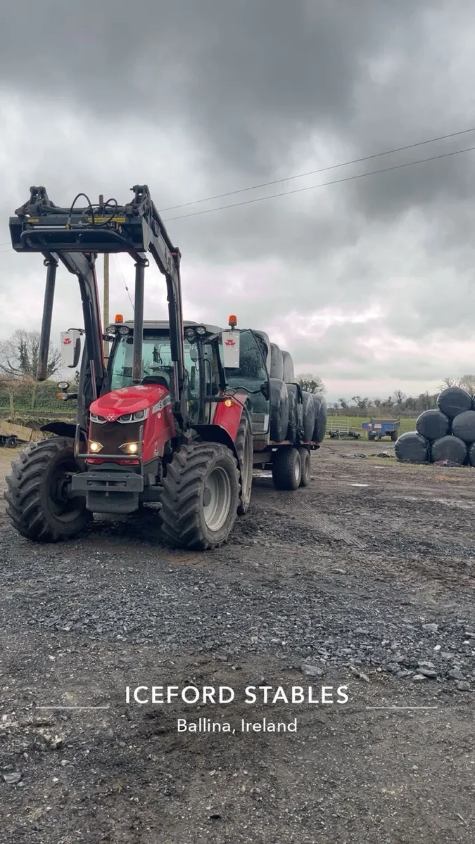 Bale haulage and stacking - Image 1