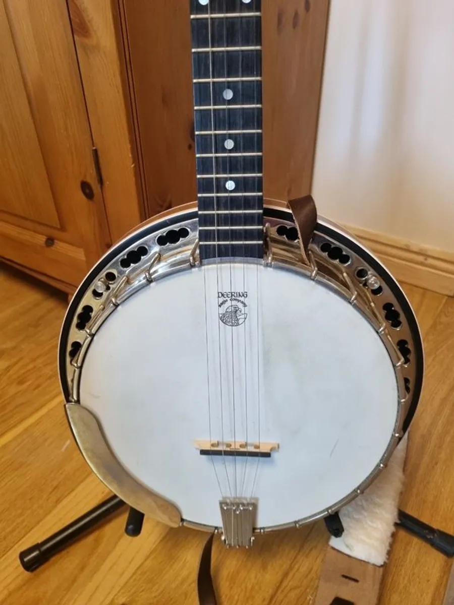 Deering Sierra 5 string banjo (used)1999 build - Image 1