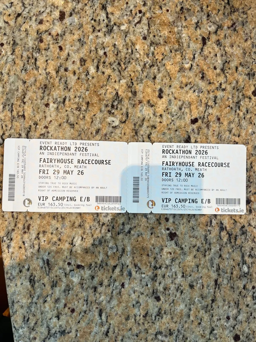 2 Rockathon tickets - Image 2