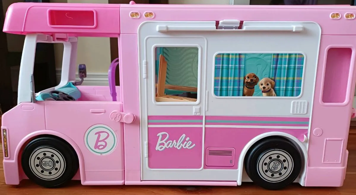 Barbie camper van campervan - Image 1