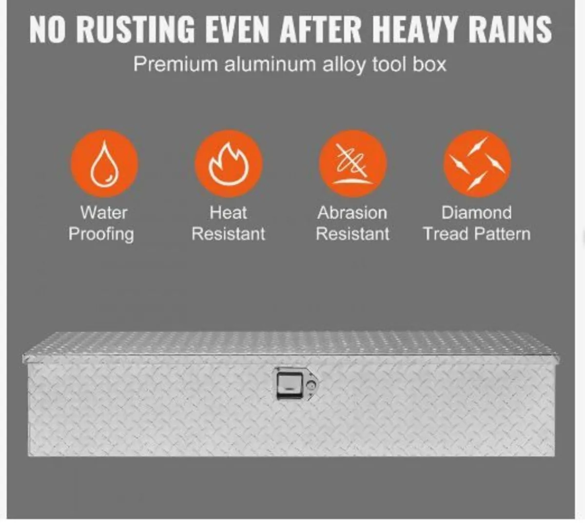 Heavy Duty Aluminum Truck Bed Tool Box - Image 3