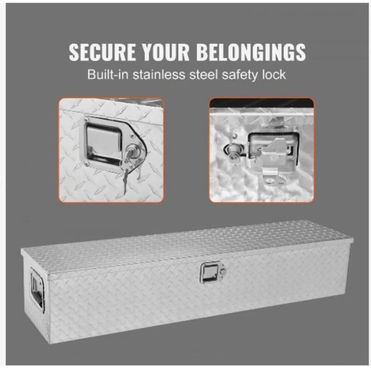Heavy Duty Aluminum Truck Bed Tool Box - Image 2