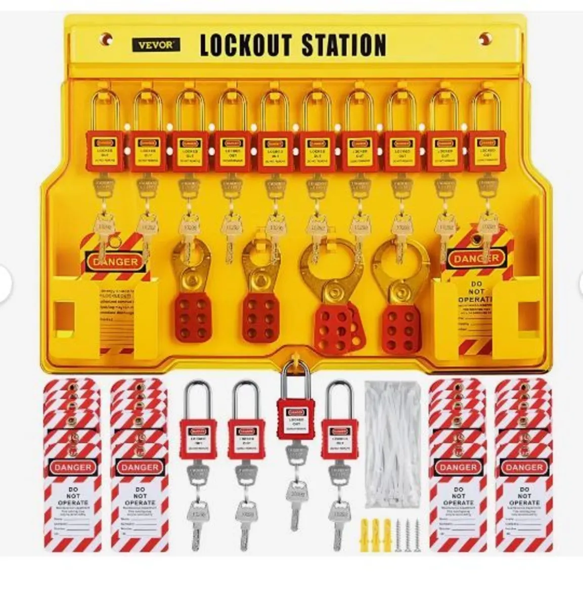 58 PCS Lockout Tagout Kits, Electrical Safety - Image 3