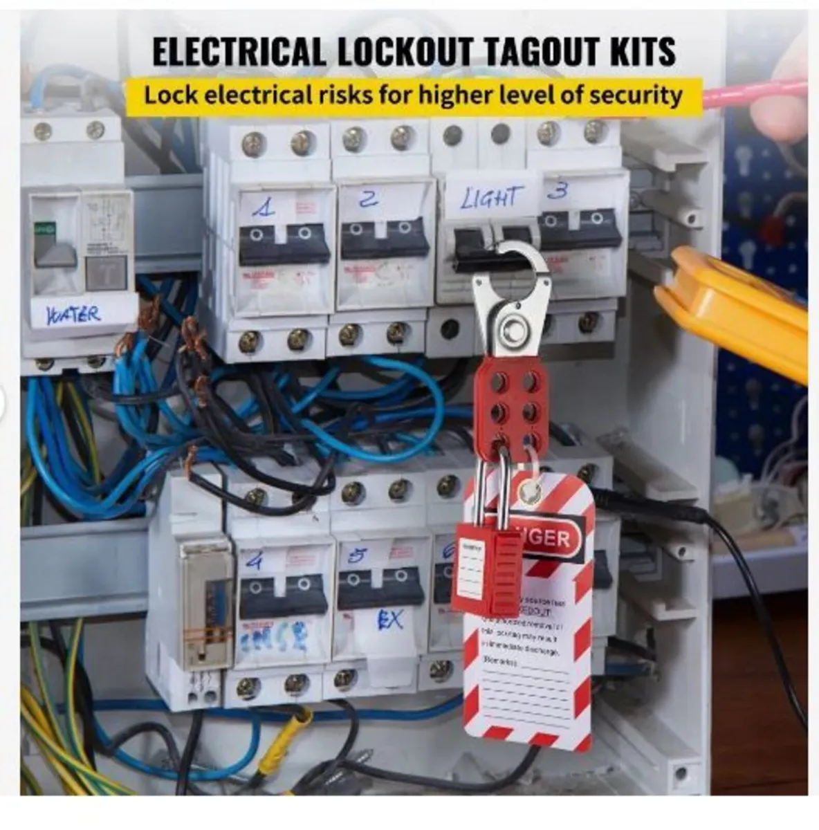 58 PCS Lockout Tagout Kits, Electrical Safety - Image 2