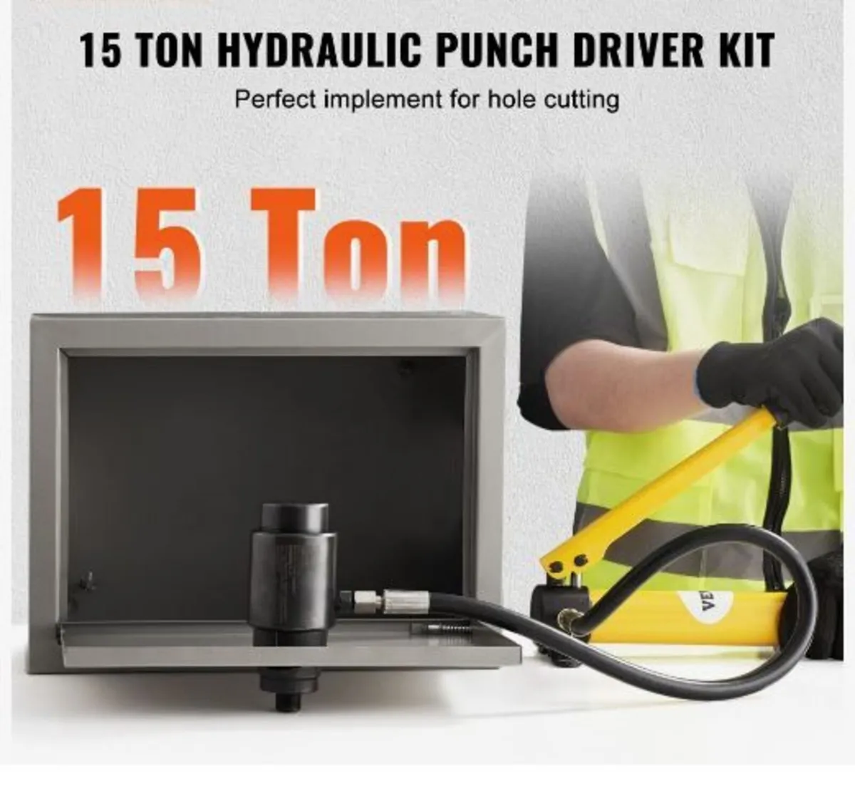 15 Ton Hydraulic Knockout Punch Driver Kit - Image 2