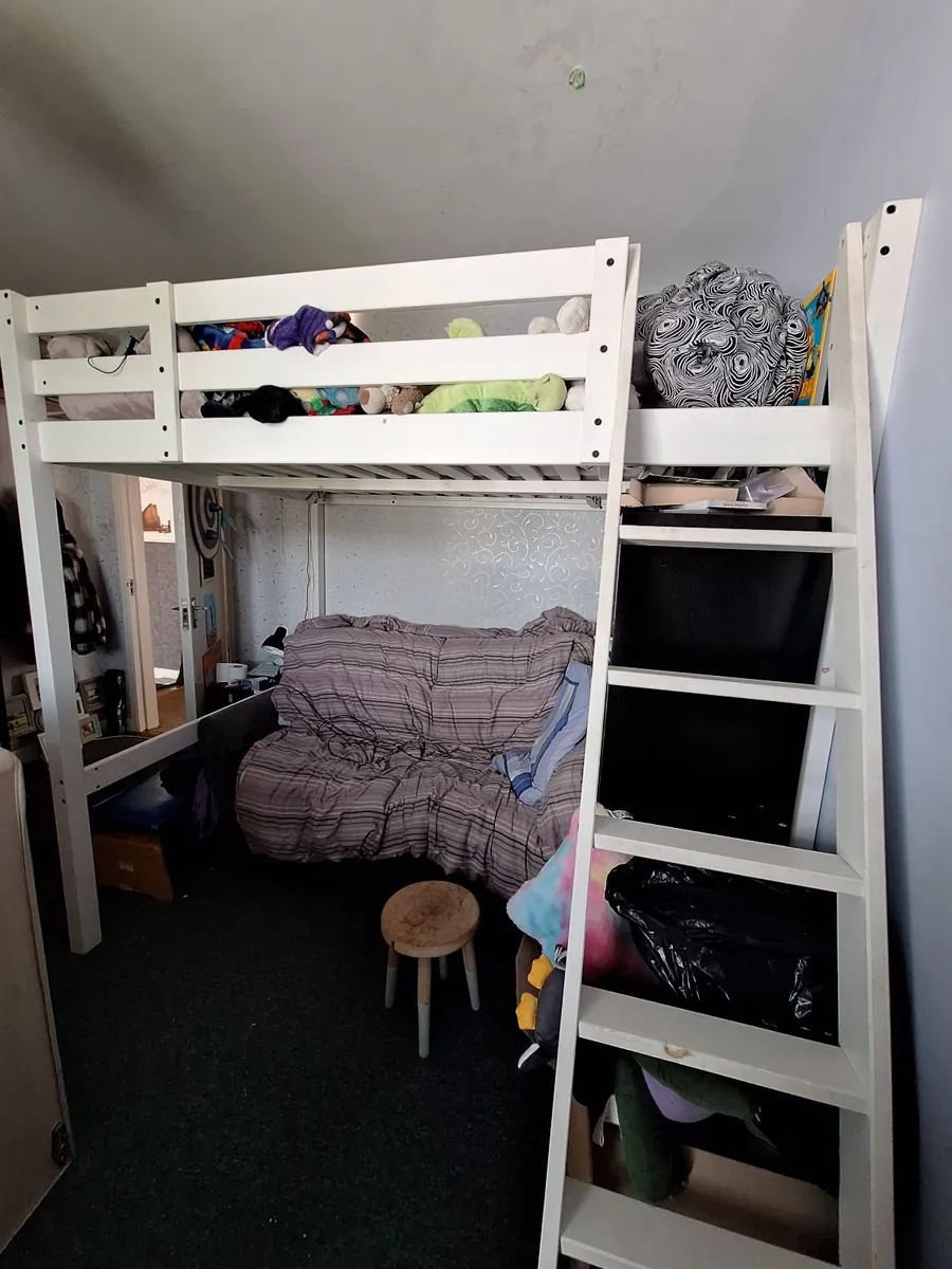Double Ikea bunkbed with mattress - Image 1