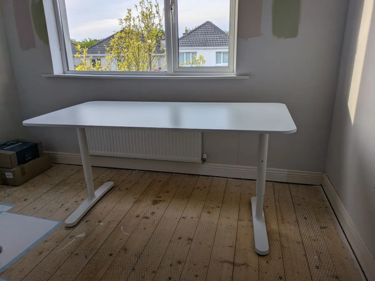 Desk Ikea Bekant White 160x80 - Image 2