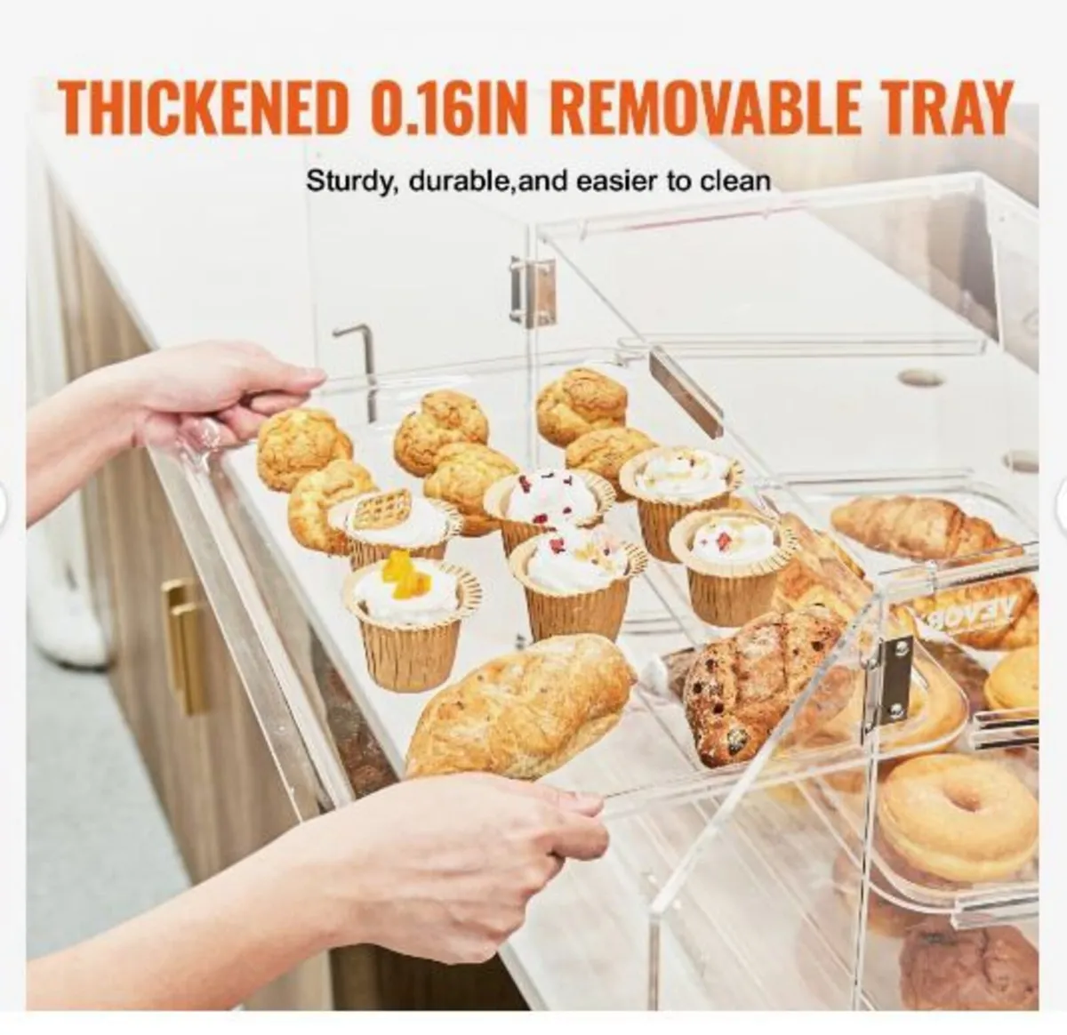 Pastry Display Case, 3-Tier Commercial - Image 2