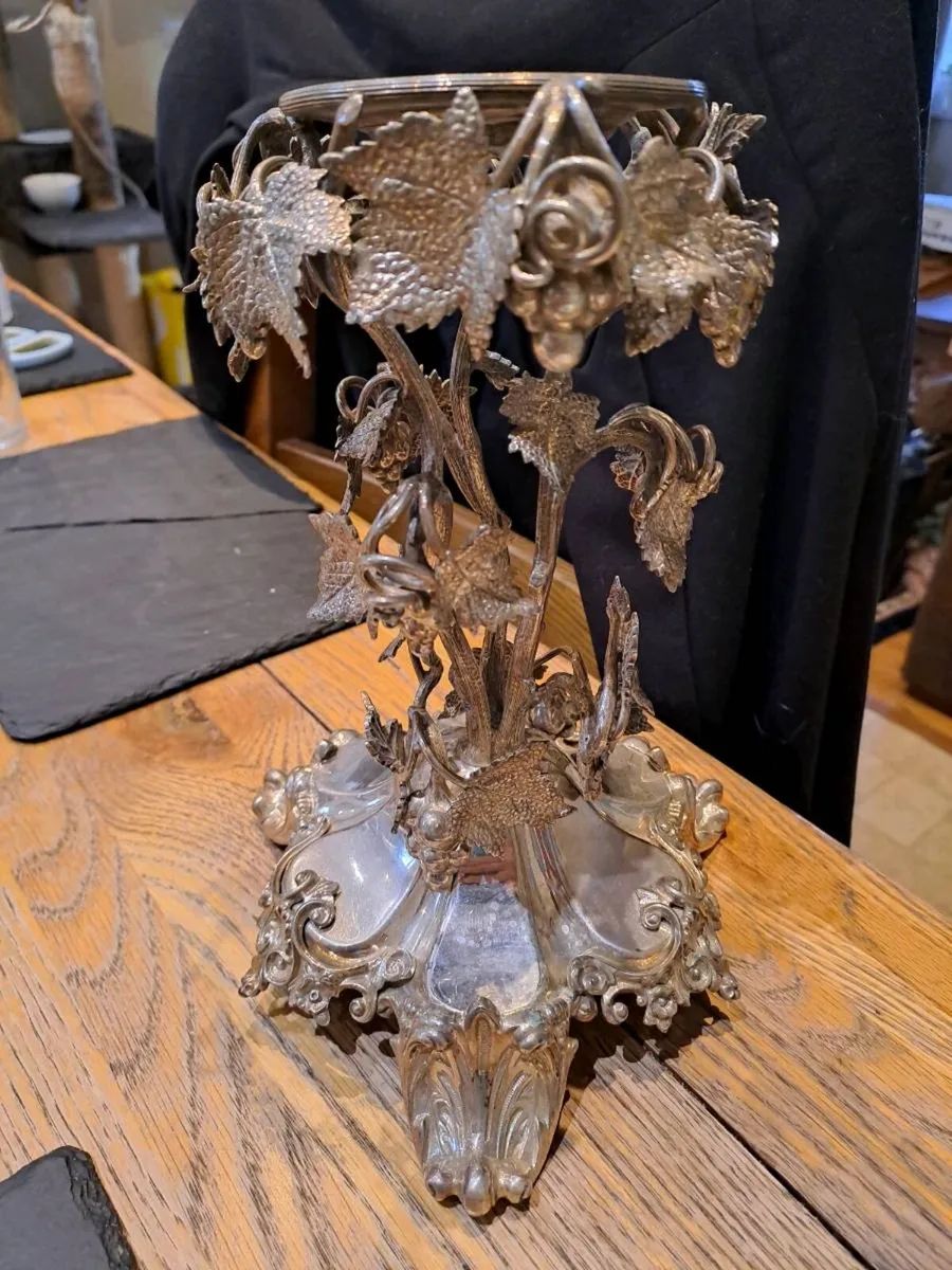 Silver Plated Grapevine Centrepiece - Image 1