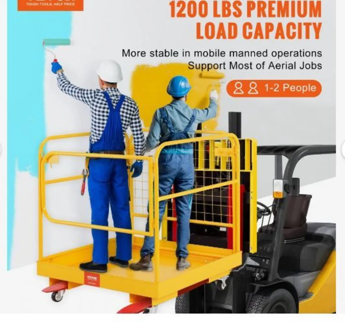 Forklift Safety Cage, 544.3 kg Load Capacity - Image 2