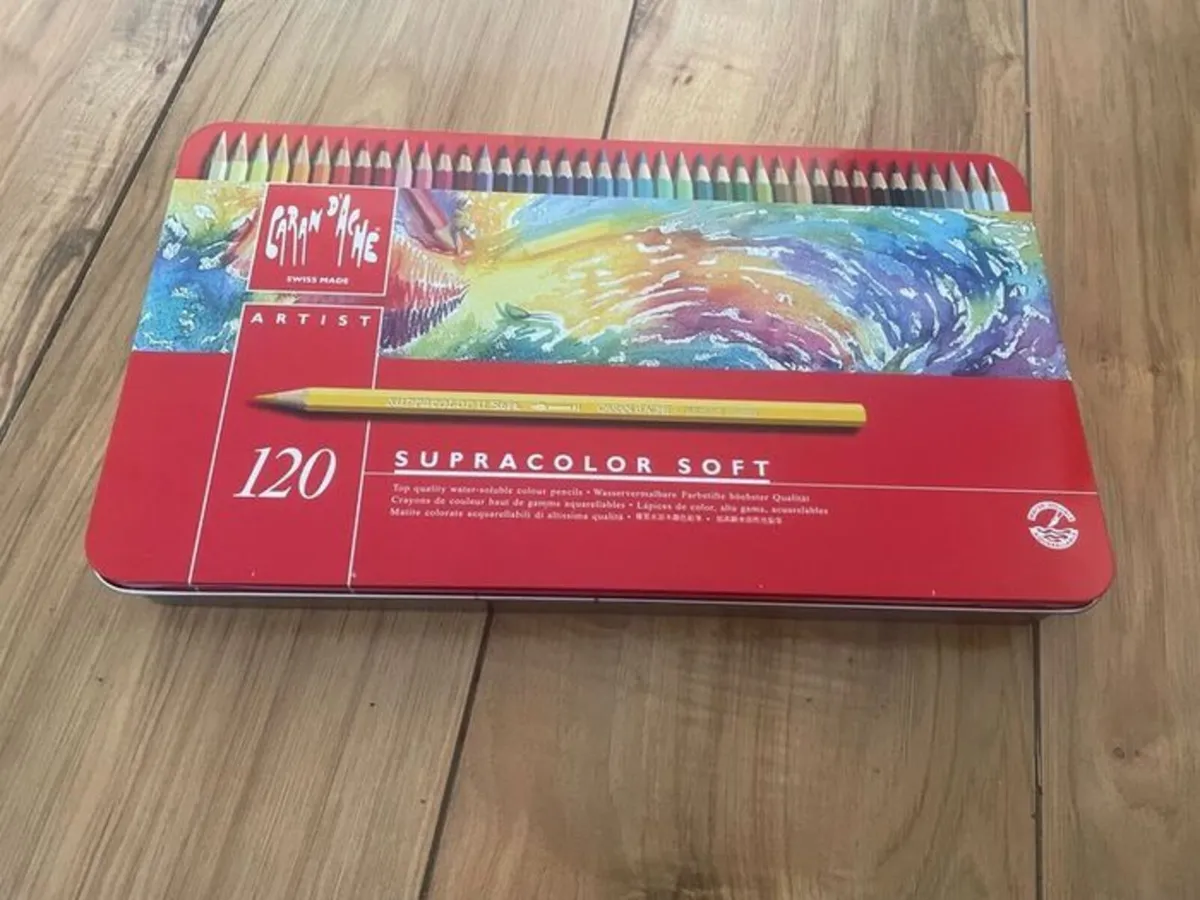 Caran d'Ache Supracolour Soft 120 pencil set - Image 1