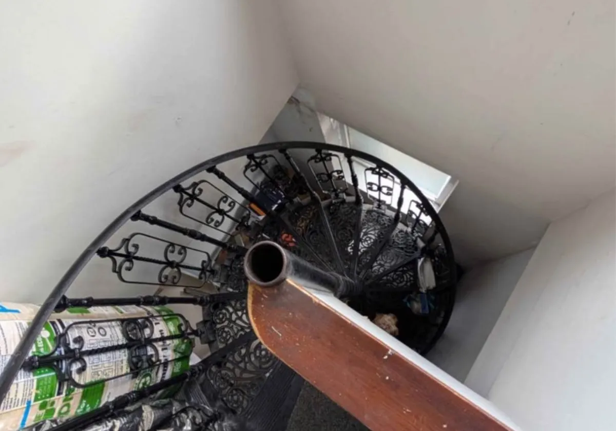 Wrought Iron spiral staircase - Image 1