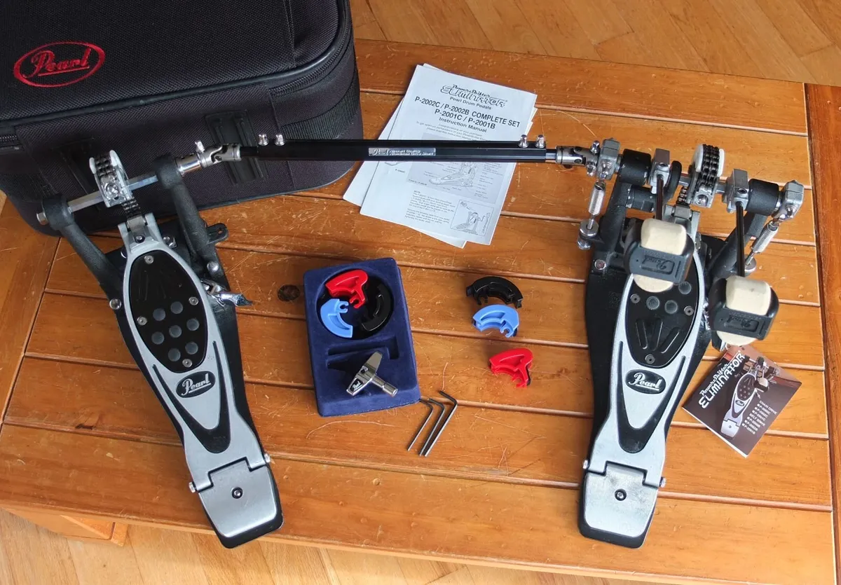 Pearl P-2002C Eliminator PowerShifter DB Pedals. - Image 2