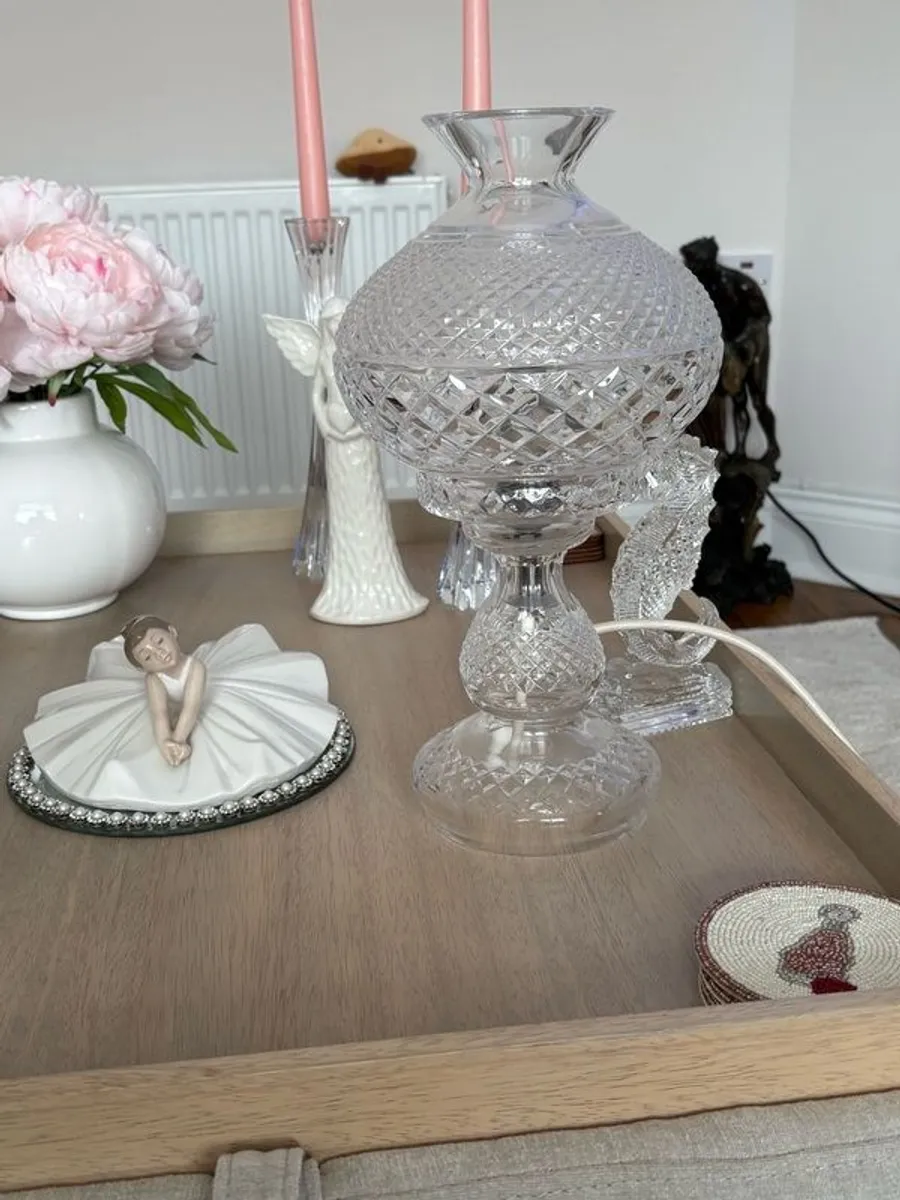Waterford glass lamp