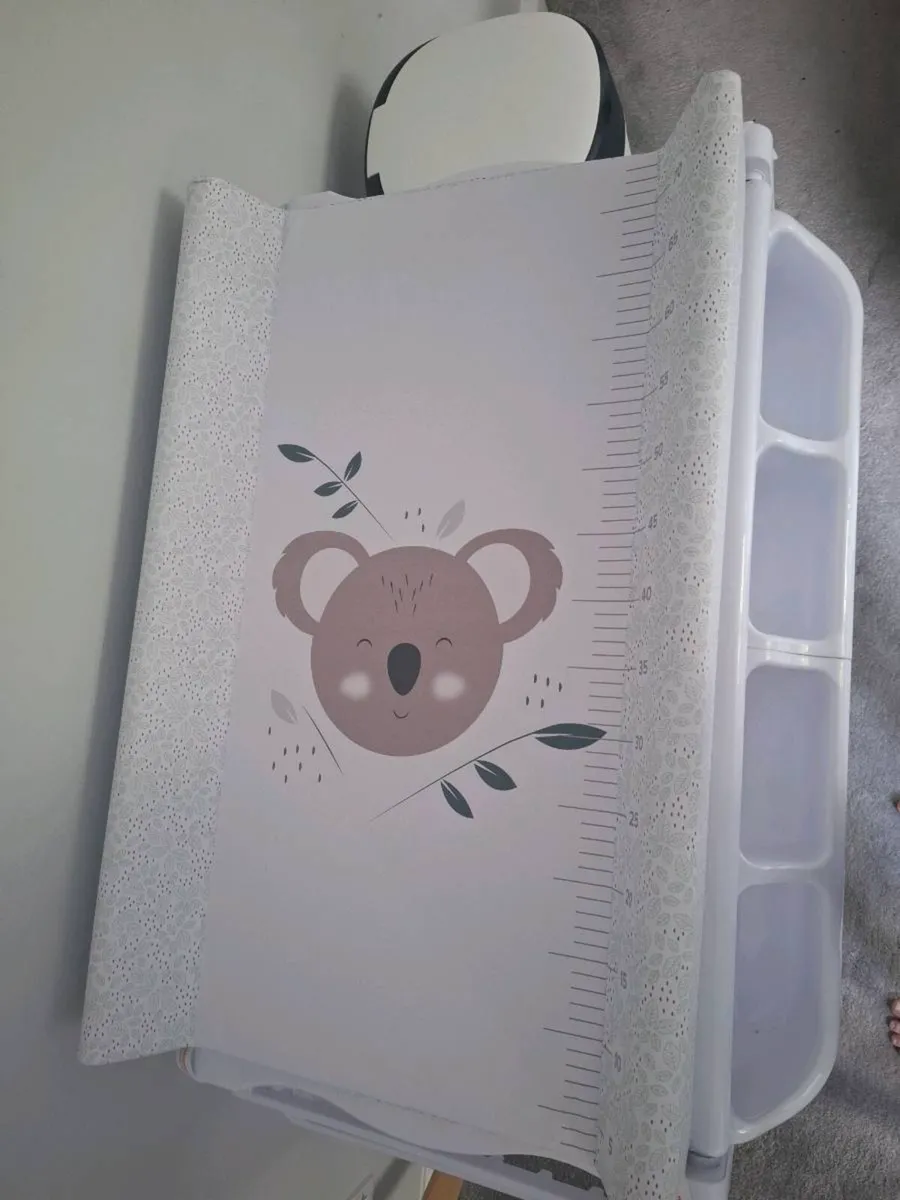 Changing Table and Nappy Bin - Image 2