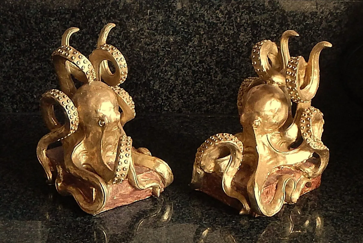 Pair of Octopus Book Ends - Image 4