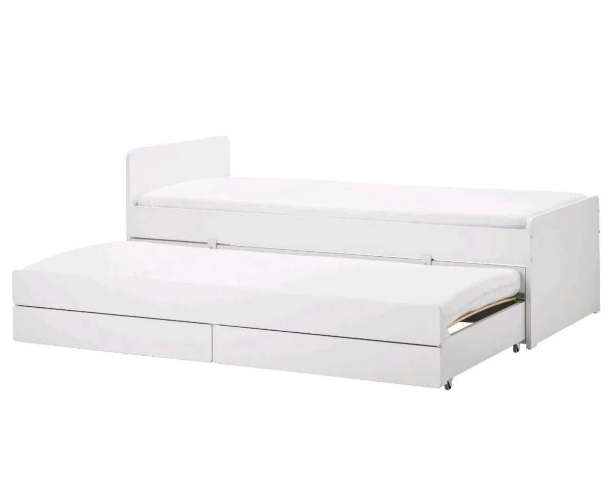 Ikea Slakt Single bed with underbed and 2 storage - Image 1