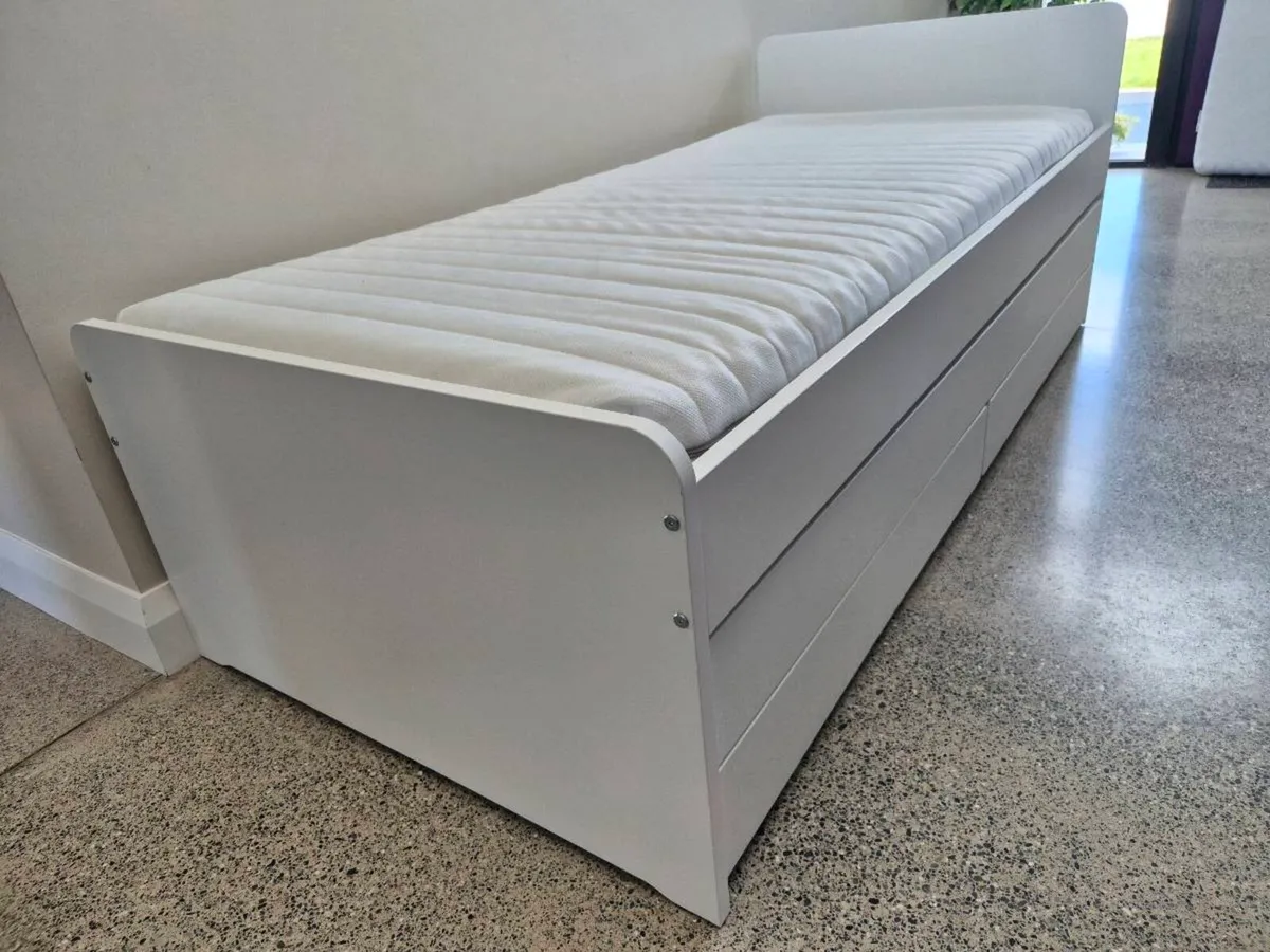 Ikea Slakt Single bed with underbed and 2 storage - Image 2