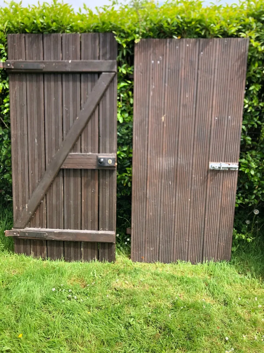 Wooden gates