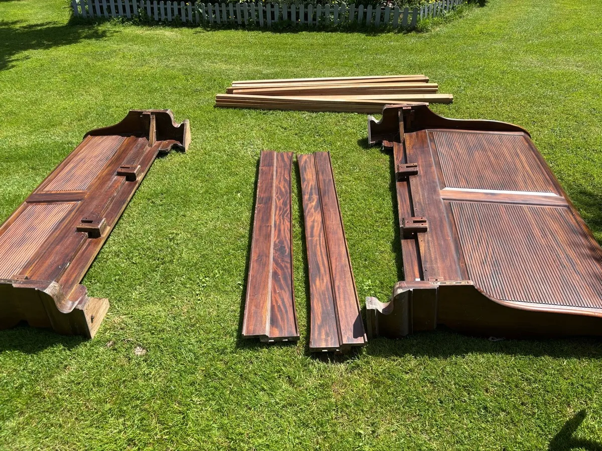 Super king bed - hardwood - Image 2