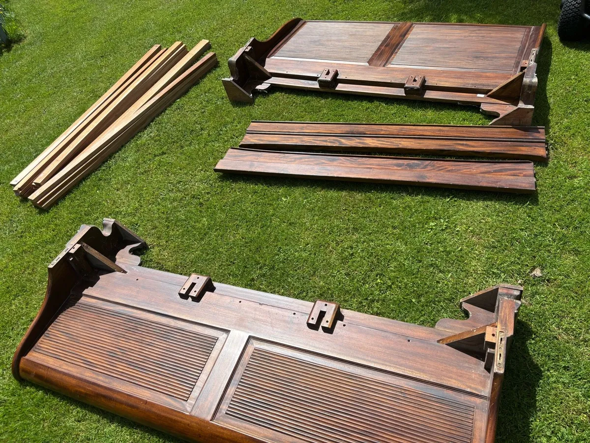 Super king bed - hardwood - Image 3