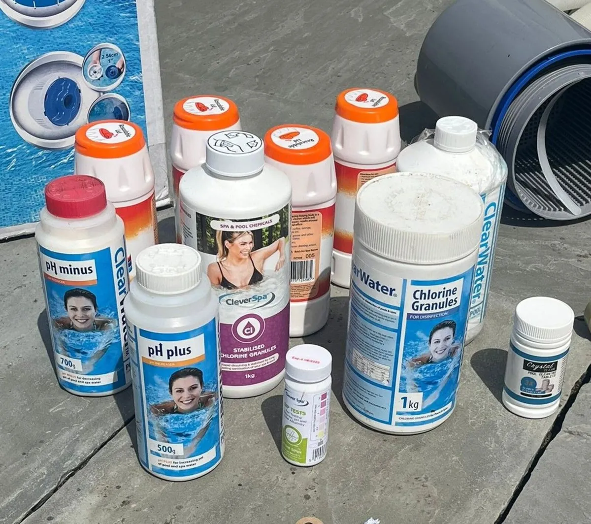 12 ft swimming pool AS NEW + €60 of extras €125 - Image 4